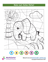 Malen Nach Zahlen - Elefant