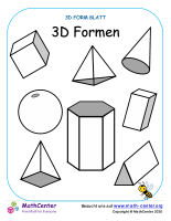 3D Gemischte Form Blatt