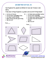 Geometrie Rätsel 4A
