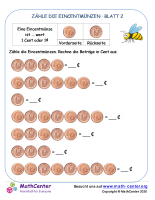 Zähle Eincentmünzen 1 Eur