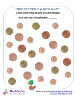 Finde Den Euro Eincent Münzen 1