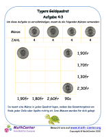 Tygers Geldquadrat Nr.4-3 (Ch)