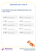 Vielfache Von 3 Und 30 - Multiplikationen Im Kopf