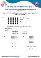 Einstellige Multiplikation Quiz 2