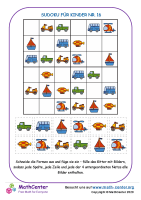 Bild Sudoku Für Kinder Nr. 16