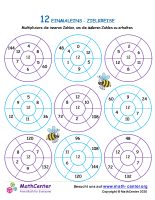 12 Einmaleins - Zielkreise