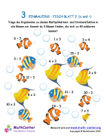 3 Einmaleins - Fisch Blatt 2 (X And ÷)