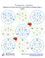 7 Einmaleins - Zielkreise