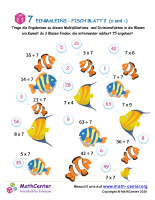 7 Einmaleins - Fisch Blatt 2 (X And ÷)