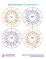 Kreise Malfolgen 1, 10, 11 Und 12 Blatt 3