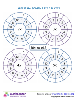 Kreise Malfolgen 2 Bis 5 Blatt 1