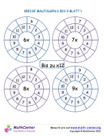 Kreise Malfolgen 6 Bis 9 Blatt 1
