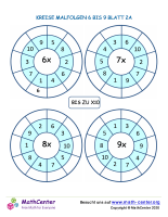 Kreise Malfolgen 6 Bis 9 Blatt 2A