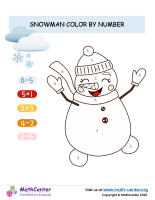 Color By Numbers - Snowman
