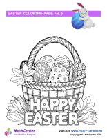 Easter Coloring Page No.6