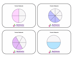 Fraction Equivalents Flashcards 