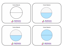 Fraction Flashcards - Mixed Fractions