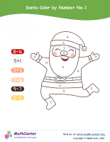 Color By Numbers - Santa No.1