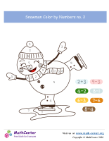 Color By Numbers - Snowman 2