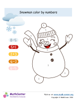 Color By Numbers - Snowman