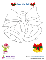 Christmas Bell Coloring Page No.1