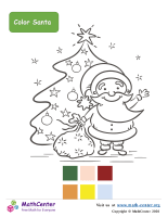 Santa Coloring Page