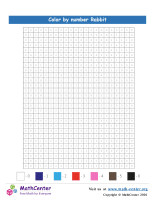 Grid Color By Numbers - Rabbit