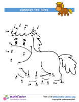 Horse Dot To Dot To 30