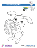 Easter Coloring Page No.1