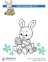 Easter Coloring Page No.5