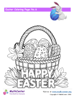 Easter Coloring Page No.6