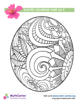 Easter Coloring Page No.9