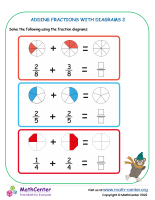 Adding Fractions With Diagrams 2