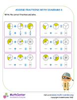 Adding Fractions With Diagrams 6