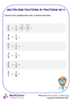 Multiplying Fractions by Fractions no.4