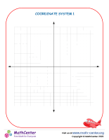 Coordinate system template (without numbers)
