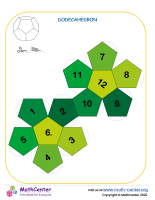 Nets to cut - Dodecahedron 1