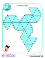 Nets to cut - Icosahedron 1