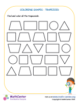 Coloring shapes - Trapezoid