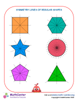 Symmetry lines of regular shapes