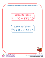 Converting Celsuis To Kelvin And Kelvin To Celsius