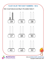 Place Value Two-digit Numbers - No.6