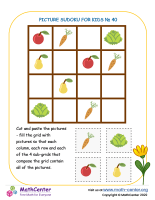 Picture Sudoku For Kids № 40