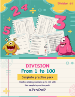 Division - Single digit divisors