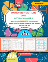 Basic improper Fractions & Mixed numbers
