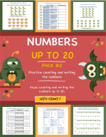 Numbers up to 20 - Practicing counting and writing the numbers