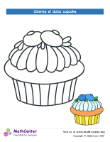 Colorear el cupcake N° 11