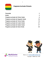 Programa Curricular Primaria Bolivia