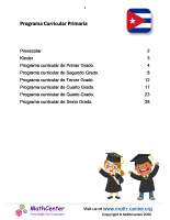 Programa Curricular Primaria Cuba