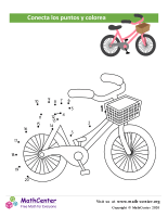 Conecta los puntos Hasta 20 - Bicicleta